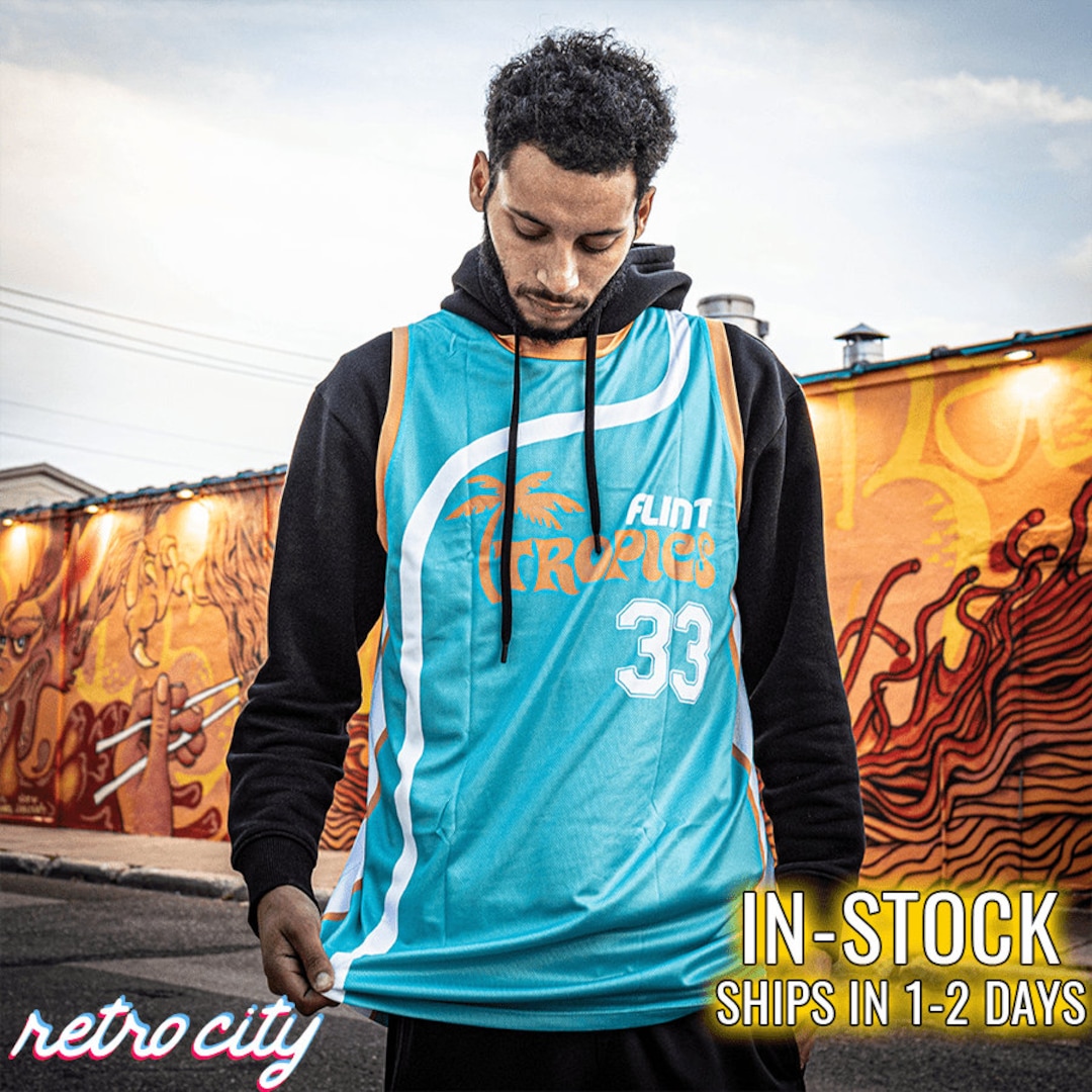 Buy Flint Tropics 'semi-pro' Jackie Moon Basketball Jersey *IN