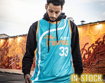 Camiseta de baloncesto semiprofesional de Jackie Moon de Flint Tropics *EN STOCK*