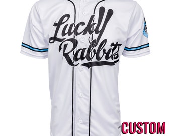 Lucky Rabbits Oswald Full-Button Baseball Jersey *CUSTOM*