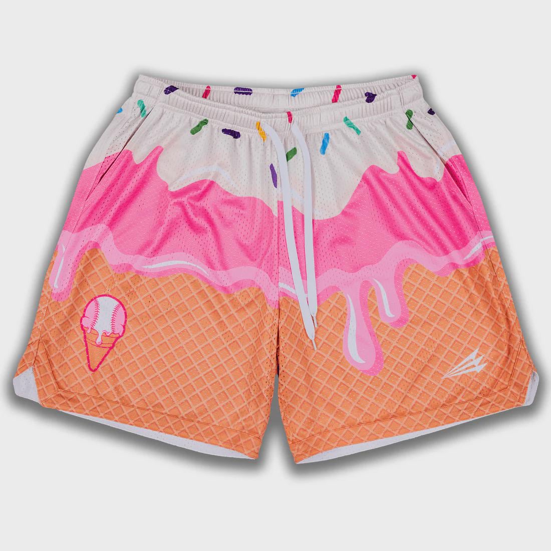 Cream City Ice Cream Mesh Lifestyle Baseball Shorts *IN-STOCK