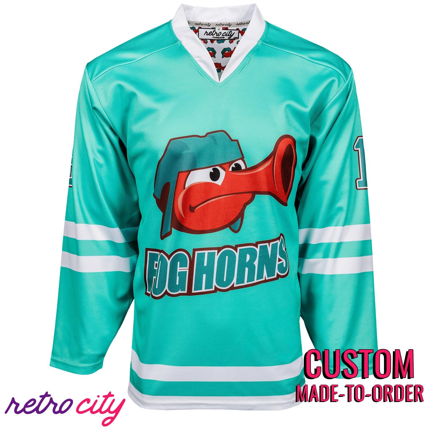 【希少】 NHLオリジナル6 セラミックミニチュアジャージコレクション 額入り San Francisco Fog Horns Hockey Jersey *CUSTOM* - Etsy