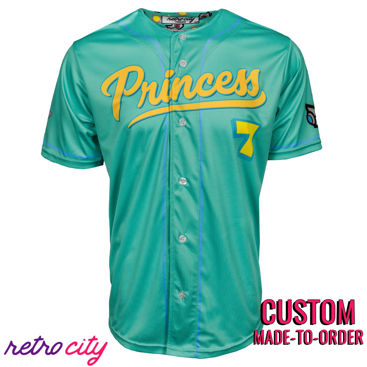 Rosalina Princess Full-Button Baseball Jersey *CUSTOM*