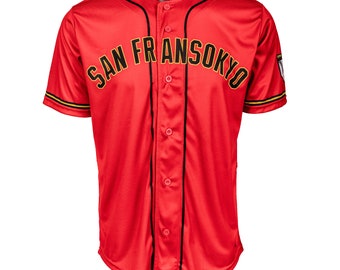 San Fransokyo Hiro Hamada Hamada Full-Button Baseball Jersey J2 *CUSTOM*