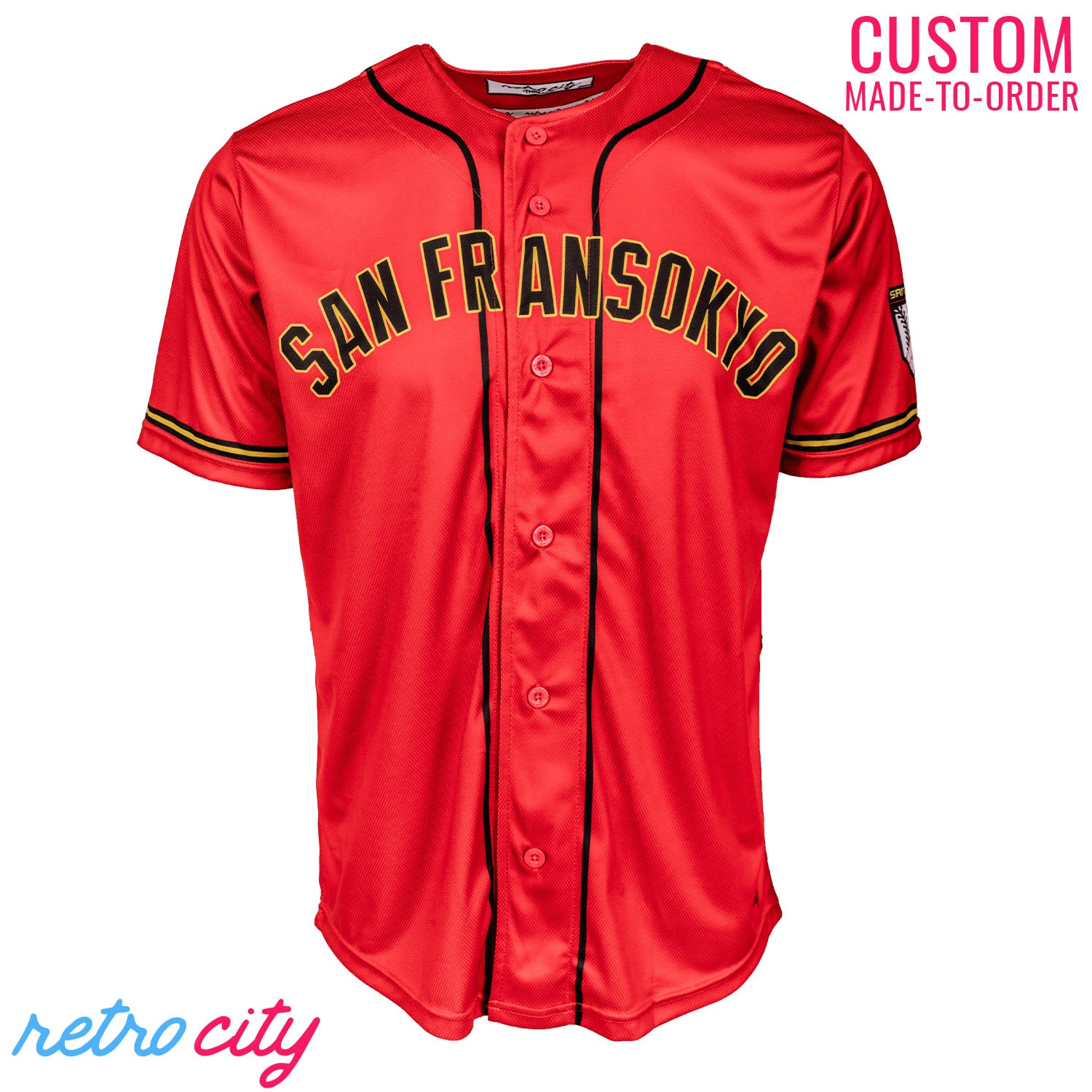 San Fransokyo Hiro Hamada Hamada Full-button Baseball Jersey J2