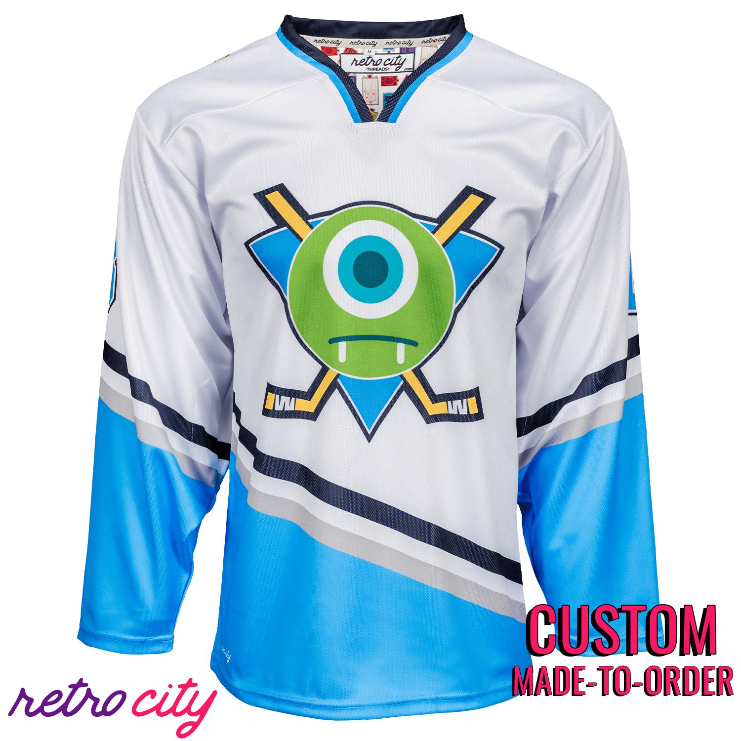 Monstropolis Monsters Hockey Jersey (White) *CUSTOM*