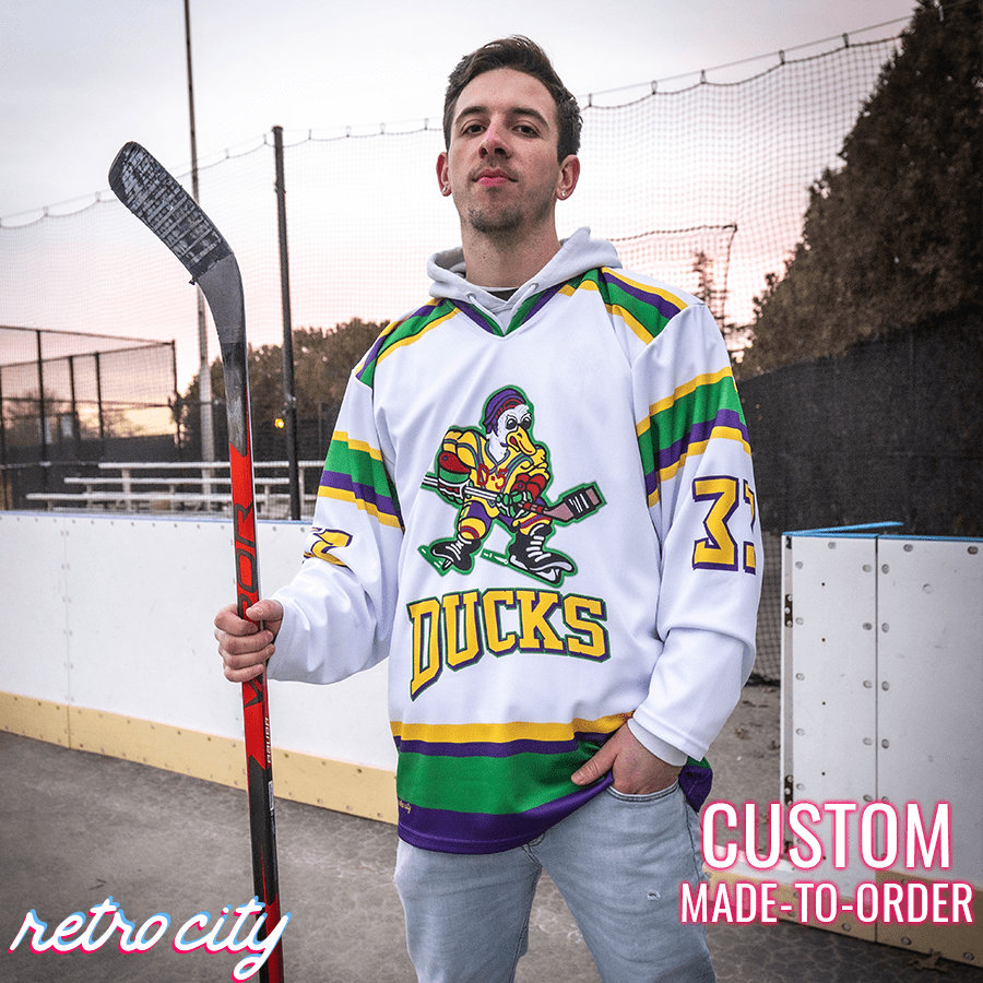 Greg Goldberg Mighty Ducks Jersey 44 Fulton Reed Jersey 66 Gordon Bombay Movie Ice Hockey Jersey Stitched Letters Numbers Sweats - AliExpress