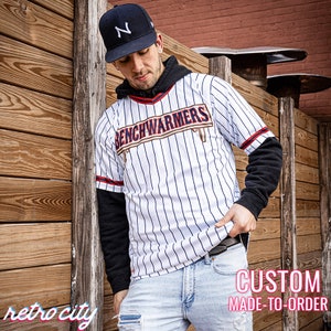 The Benchwarmers V-Neck Baseball Jersey *CUSTOM*