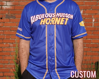 Doc Hudson 'Cars' Disney Movie Hudson Hornet Baseball Jersey *CUSTOM*