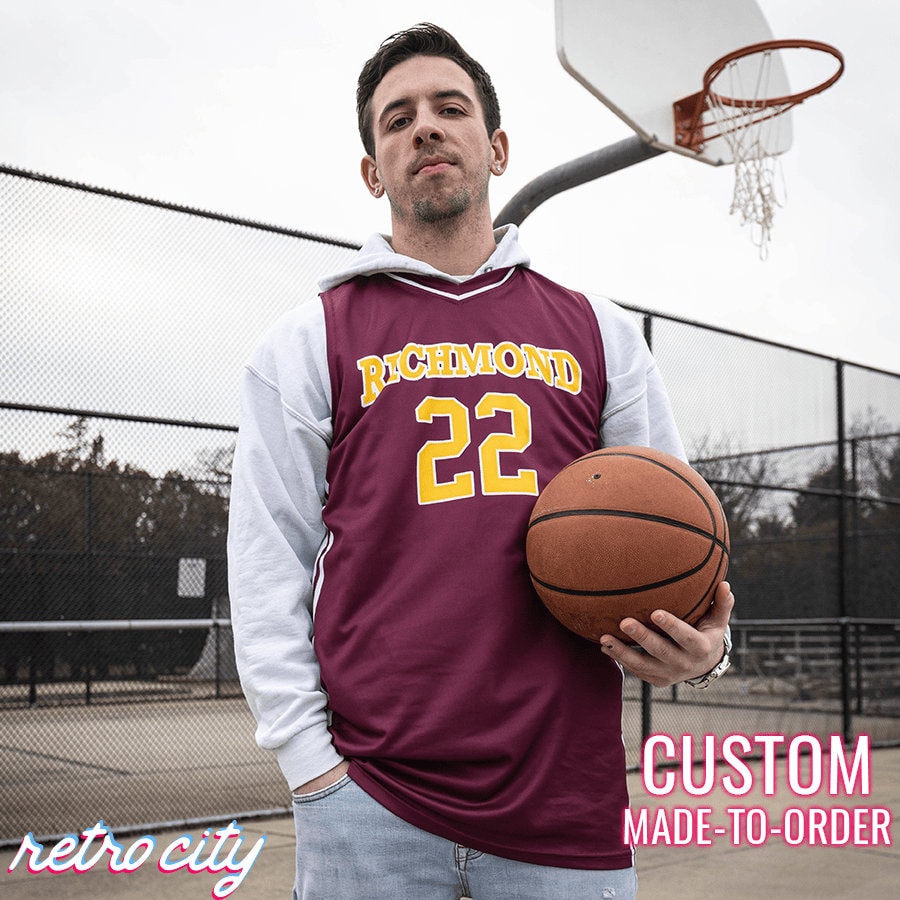 Mens Timo Cruz 22 Richmond High Coach Carter Movie Basketball Jerseys  Stitched