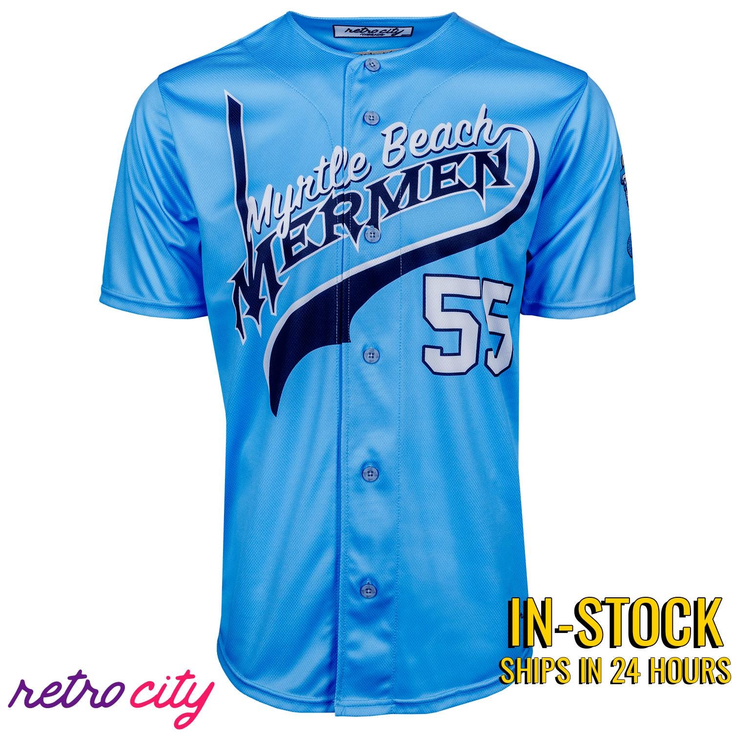 Myrtle Beach Mermen 'eastbound and Down' Kenny Powers Baseball
