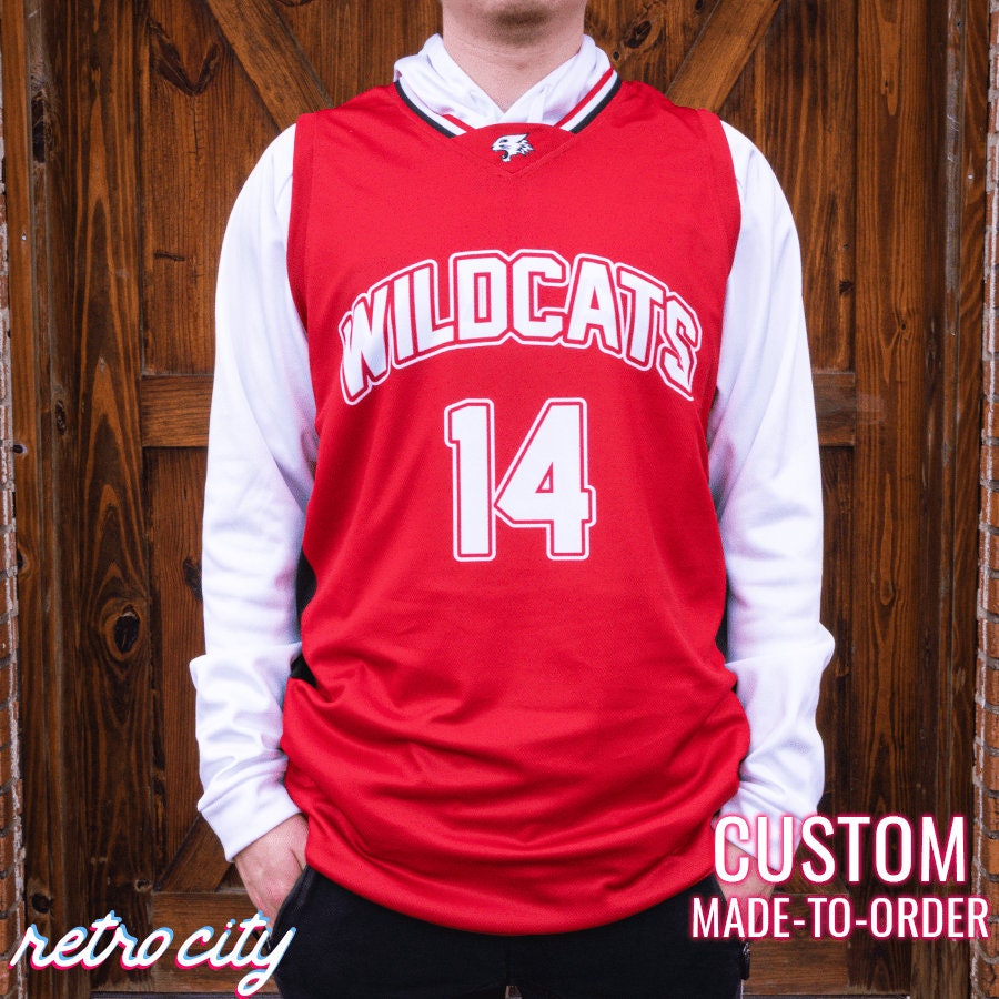 Aiffee #14 Bolton Wildcats Red Color Basketball Jersey S-XXL 90s Hip Hop Clothing for Party, Stitched Letters and Numbers