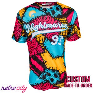 Nightmares Sally Halloween Town Baseball Jersey *CUSTOM*