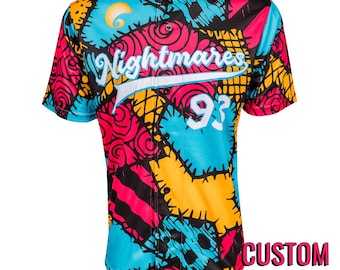 Nightmares Sally Halloween Town Baseball Jersey *CUSTOM*