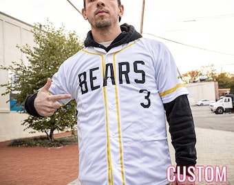 Bad News Bears Movie Baseball Jersey *CUSTOM*