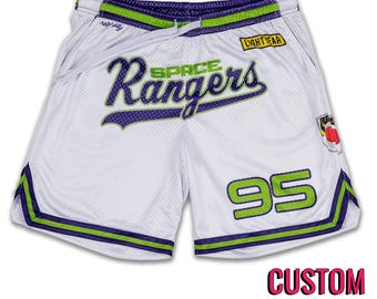 Space Rangers Buzz Lightyear Retro Mesh Pocket Shorts *CUSTOM*