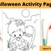 Halloween Kids Activity Pages Printable Halloween Printable - Etsy UK