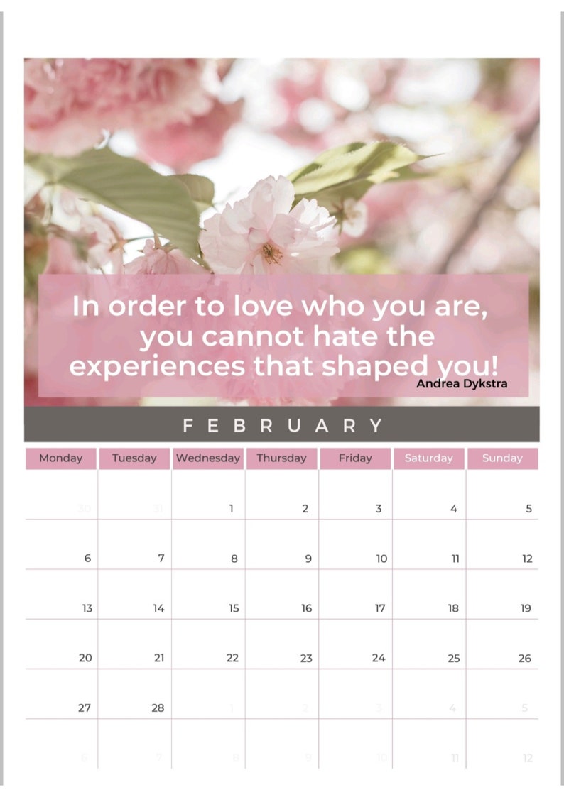 Self Care Calendar 2023 Printable Digital Download Etsy Self Care Calendar 2023 Printable Digital Download Etsy