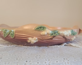Roseville Snowberry 1947 Art Pottery Large Console Bowl 1BL2-10