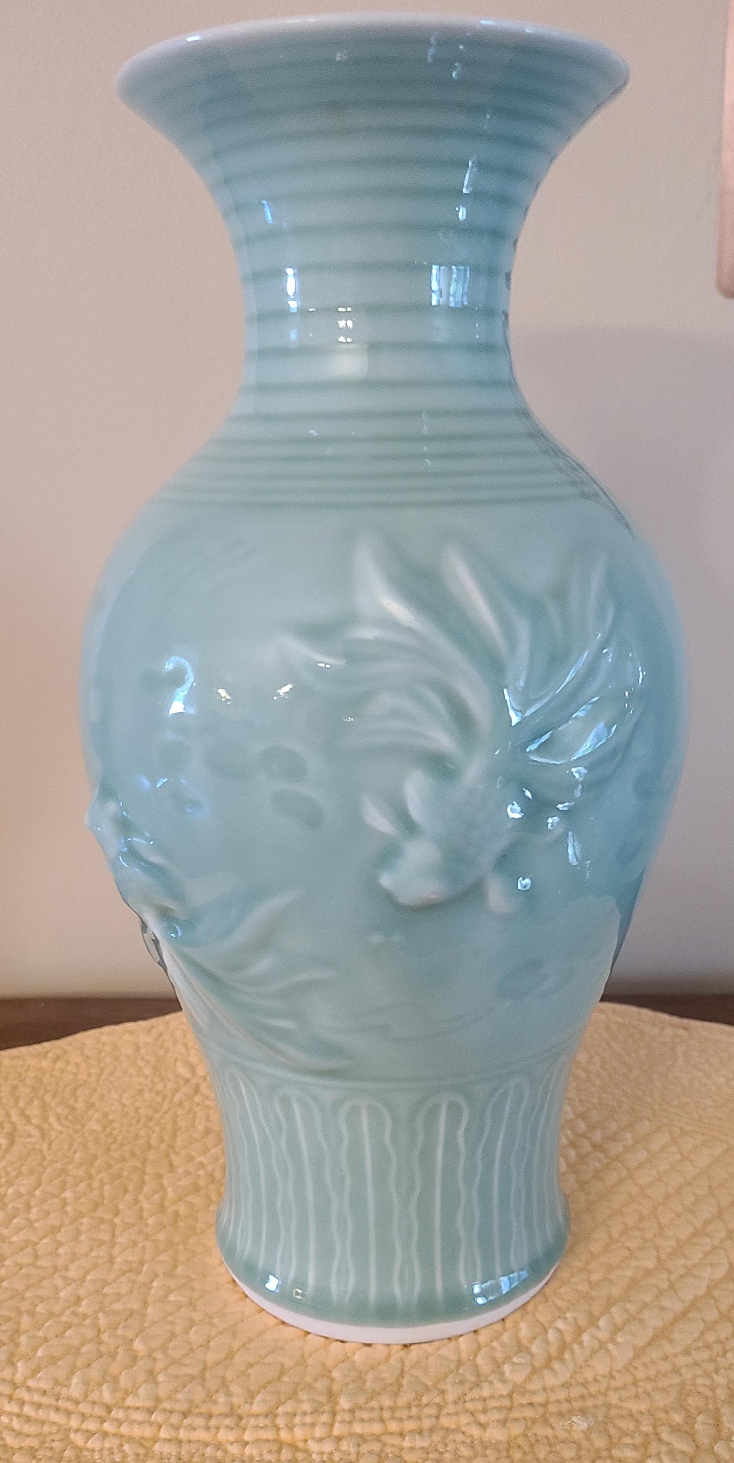 Japanese Vase With Koi Fish - Etsy
