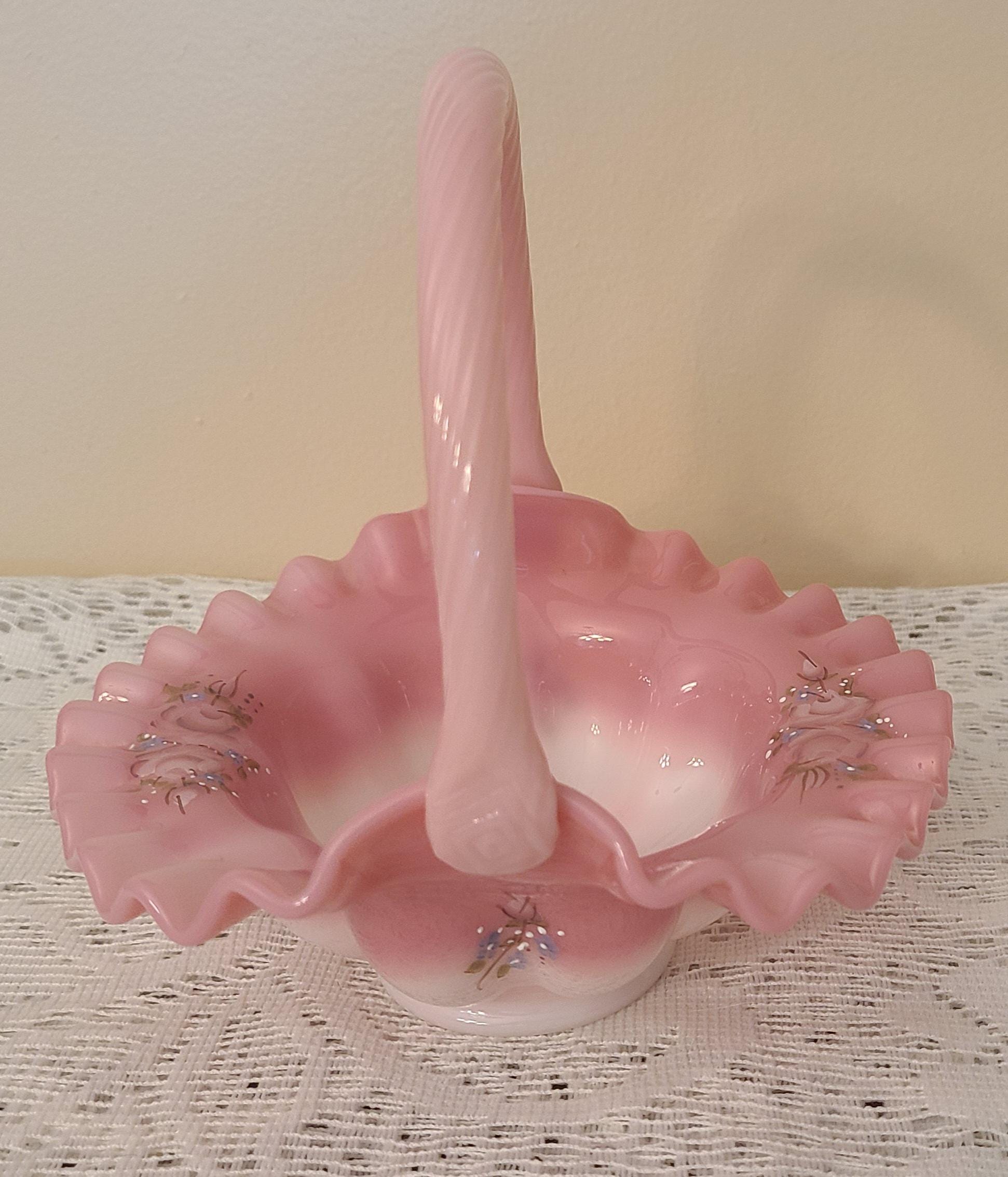Fenton Rose Basket - Etsy