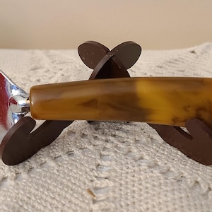 Bar Ware Caramel Swirl Bakelite Handle Bottle Can Opener