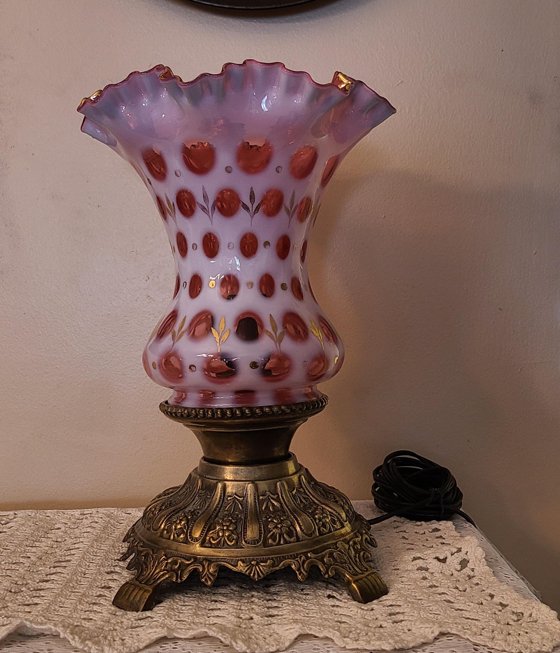 Fenton Pink Coin Dot - Etsy