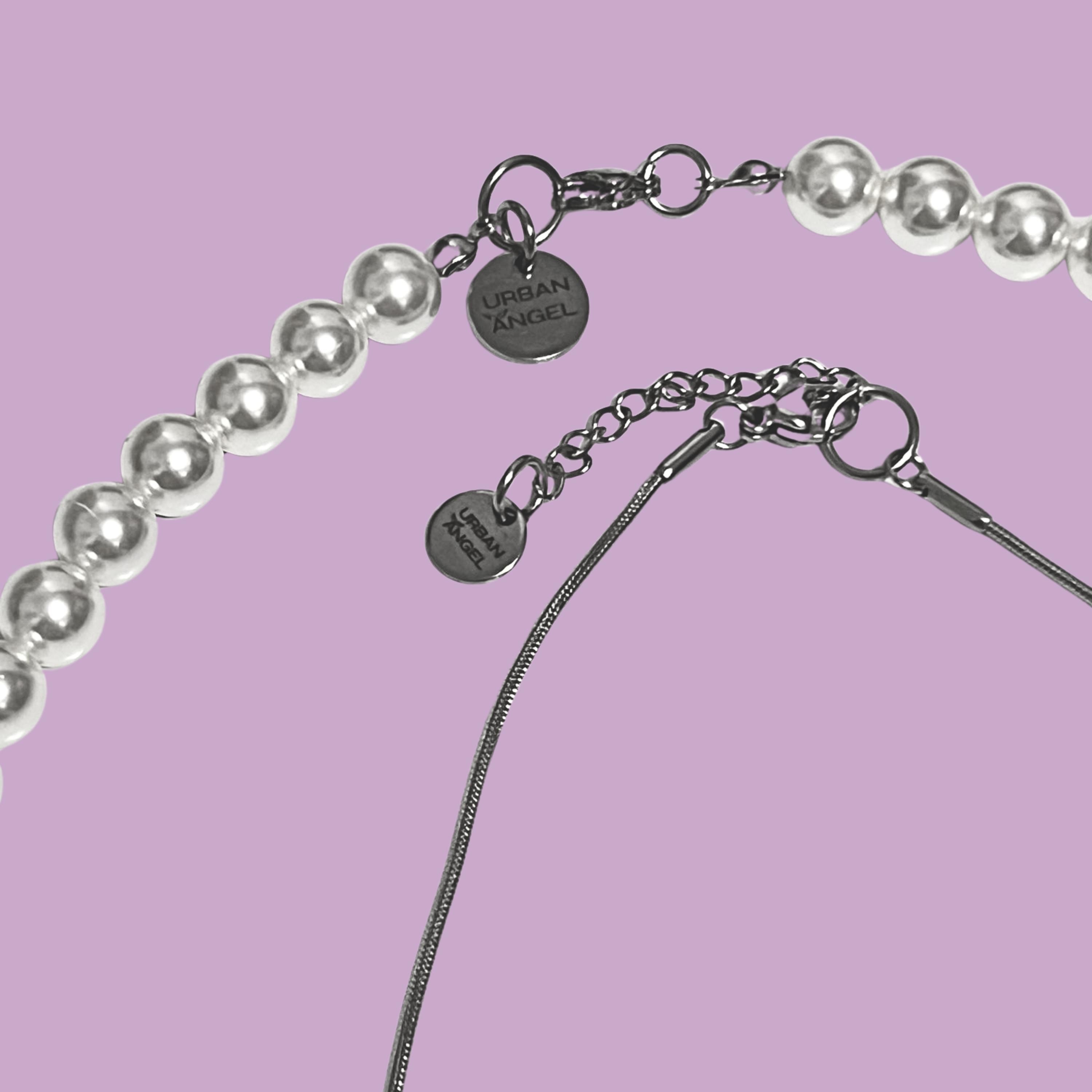 Machine Gun Kelly Inspired Pearl Necklace | MGK XX Chain Unisex