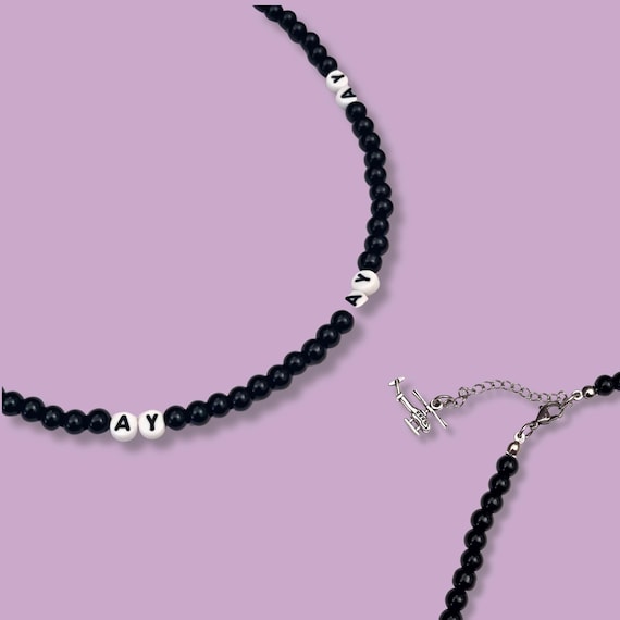 Machine Gun Kelly Inspired Handmade Pearl Necklace With