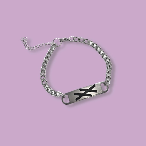 Machine Gun Kelly Inspired XX Steel Bracelet - Stainless Steel