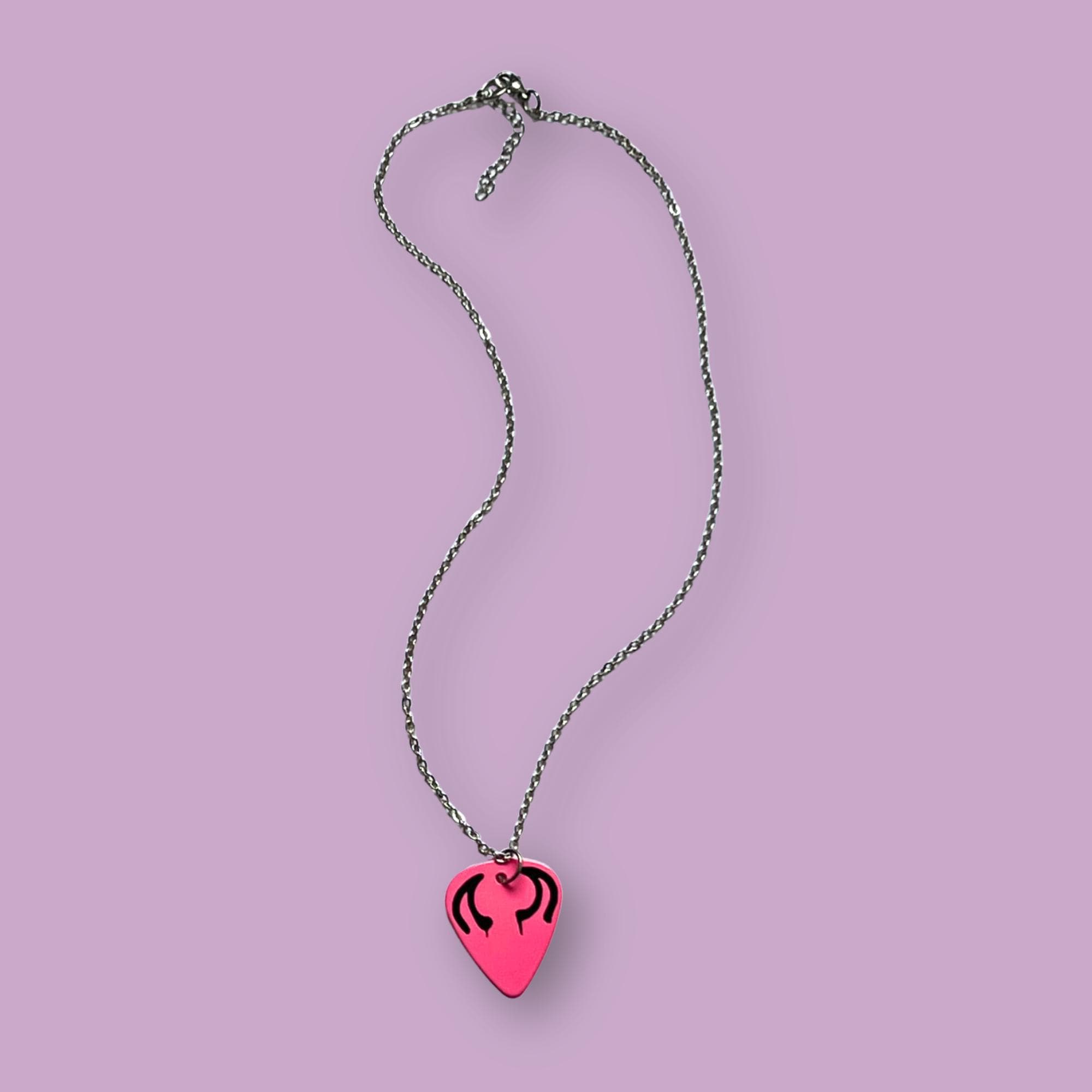 【mahagrid】24FW★ BROKEN GUITAR NECKLACE Shipping Begin 6/24]BROKEN GUITAR NECKLACE [SILVER] - MAHAGRID