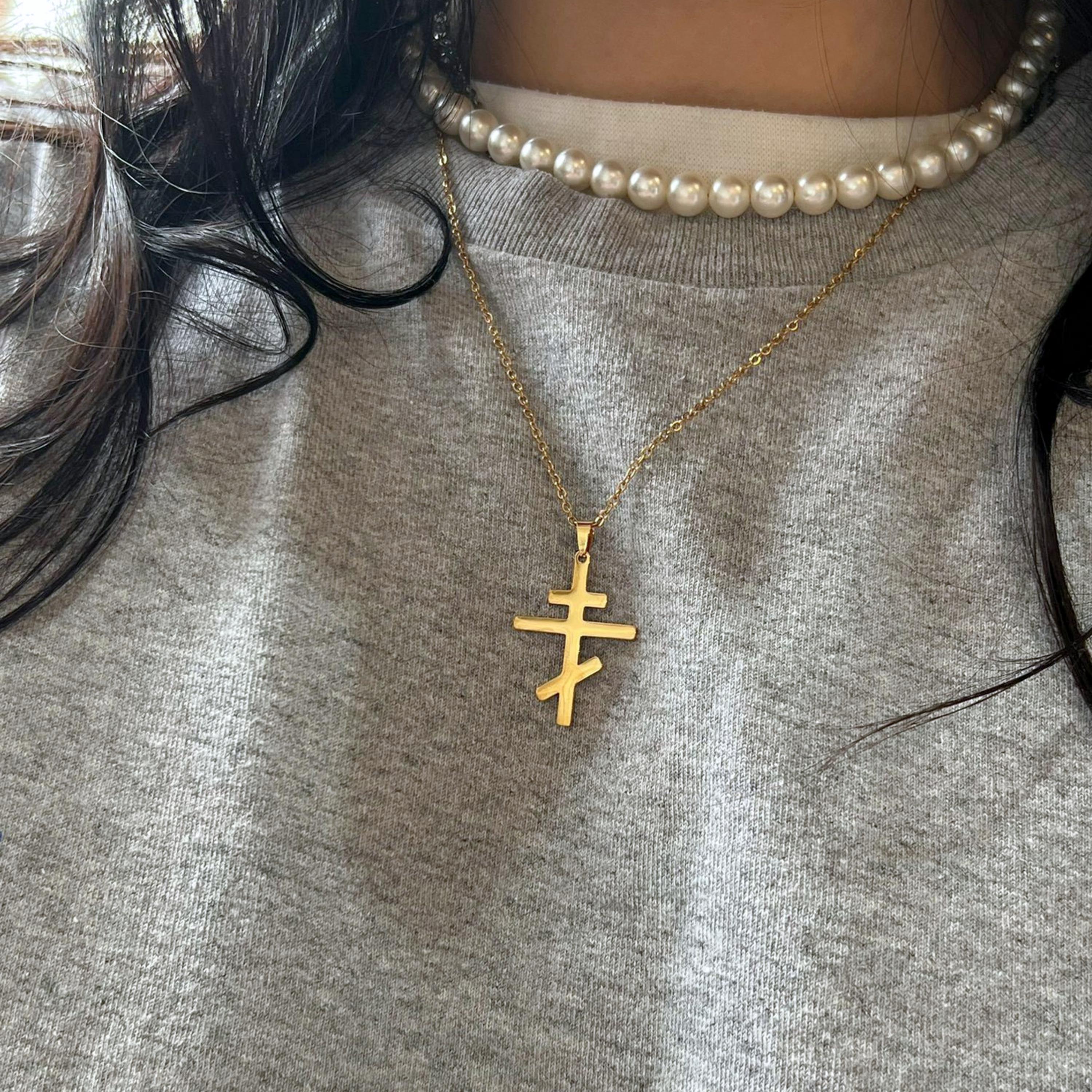 Russian Othodox Cross Necklace | HR Inspired Necklace | Ilya