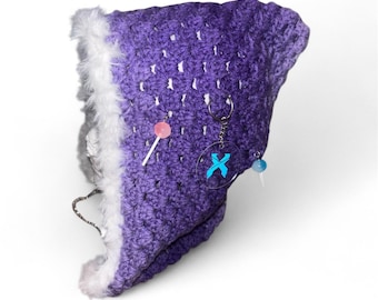 X Inspired Crochet Hood