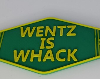 Pete Wentz geïnspireerde Wentz Is Whack hotelsleutelhanger 3D-print