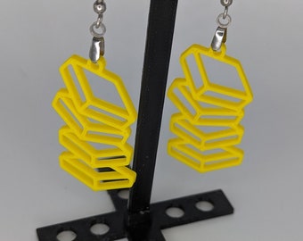 Patrick Stump Soul Punk Cube Inspired Earrings