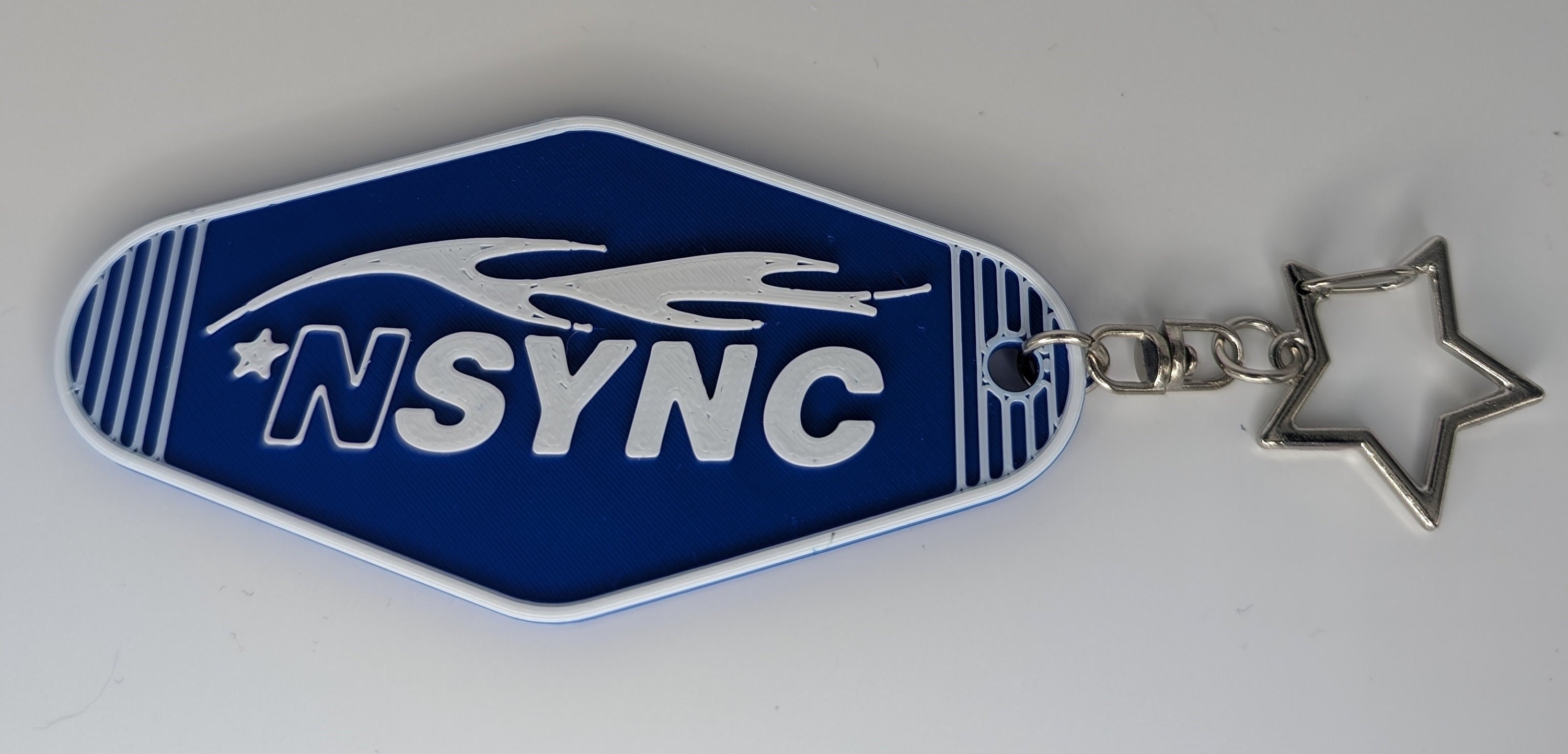 Nsync Key Chain Nsync Hotel Keychain 3D Print - Etsy