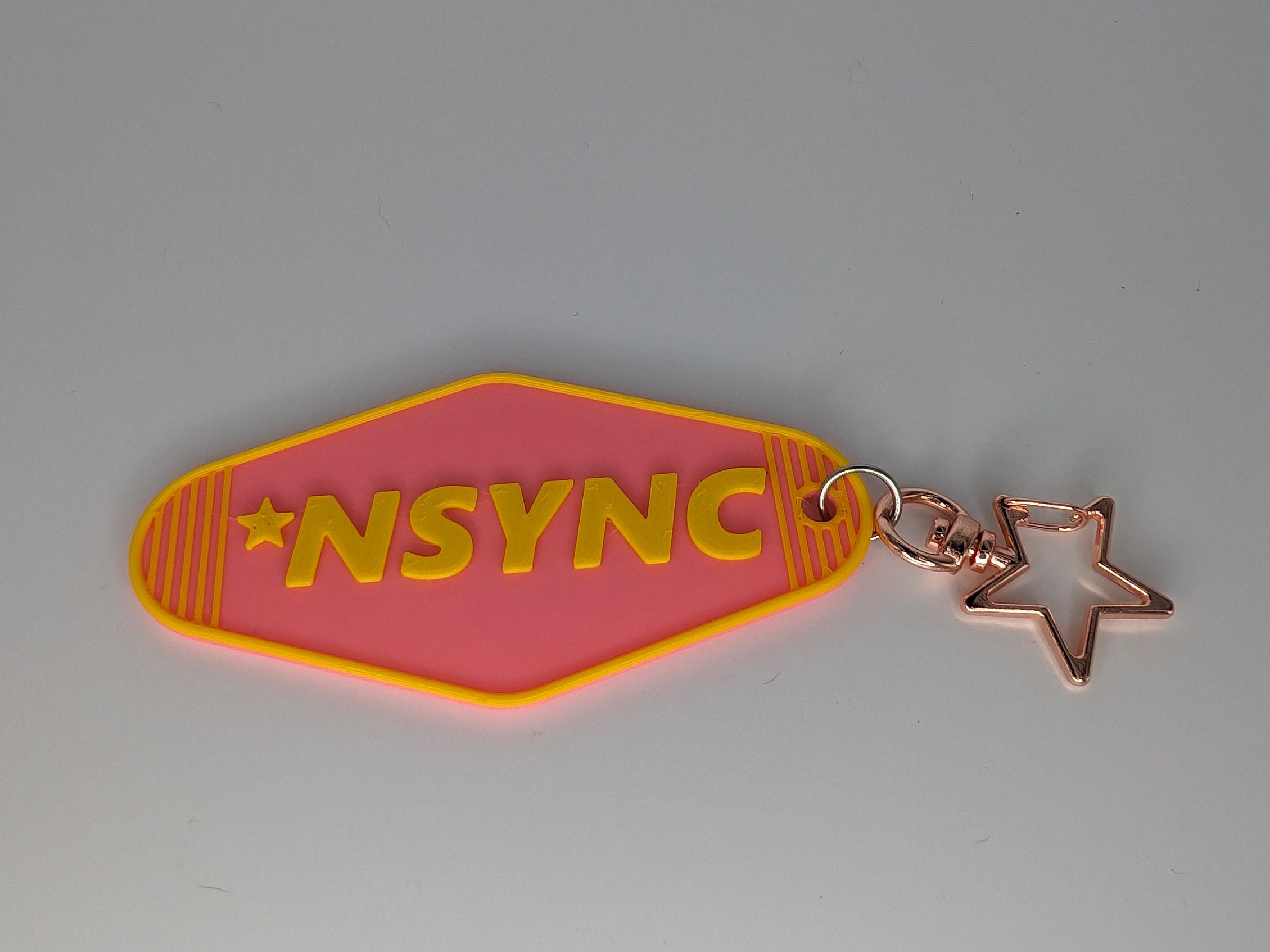 Chaveiro de hotel Nsync impressão 3D