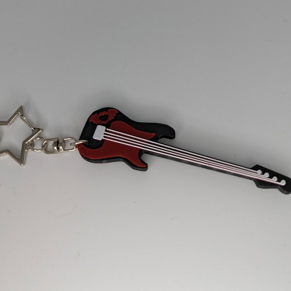 Pete Wentz Inspired Bat Bass keychain 3D Print