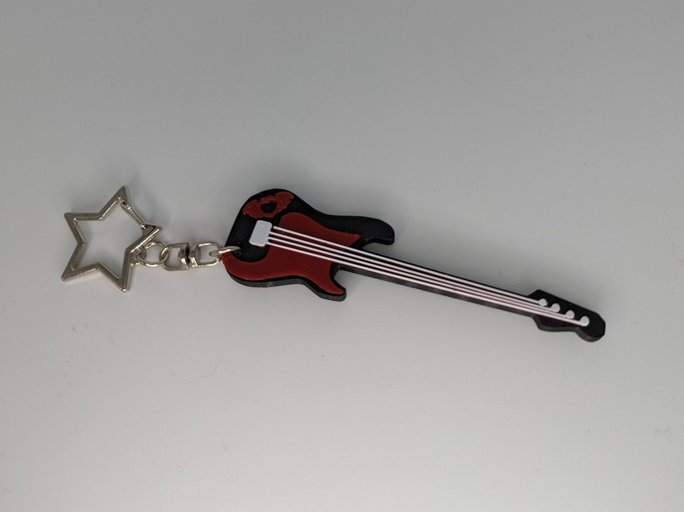 Pete Wentz Inspired Bat Bass keychain 3D Print