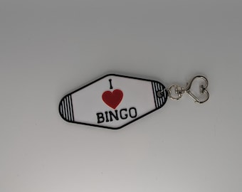 Patrick Stump Inspired I Love Bingo hotelsleutelhanger 3D-print