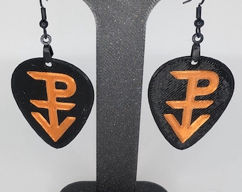 Pierce the Veil PTV-logo plectrumoorbellen 3D-geprint