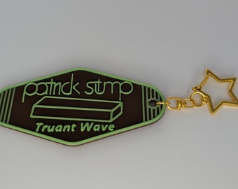 Patrick Stump geïnspireerd Truant Wave hotelsleutelhanger 3D-print
