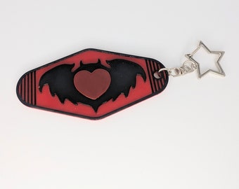 Pete Wentz Bat Wing geïnspireerde hotelsleutelhanger 3D-print