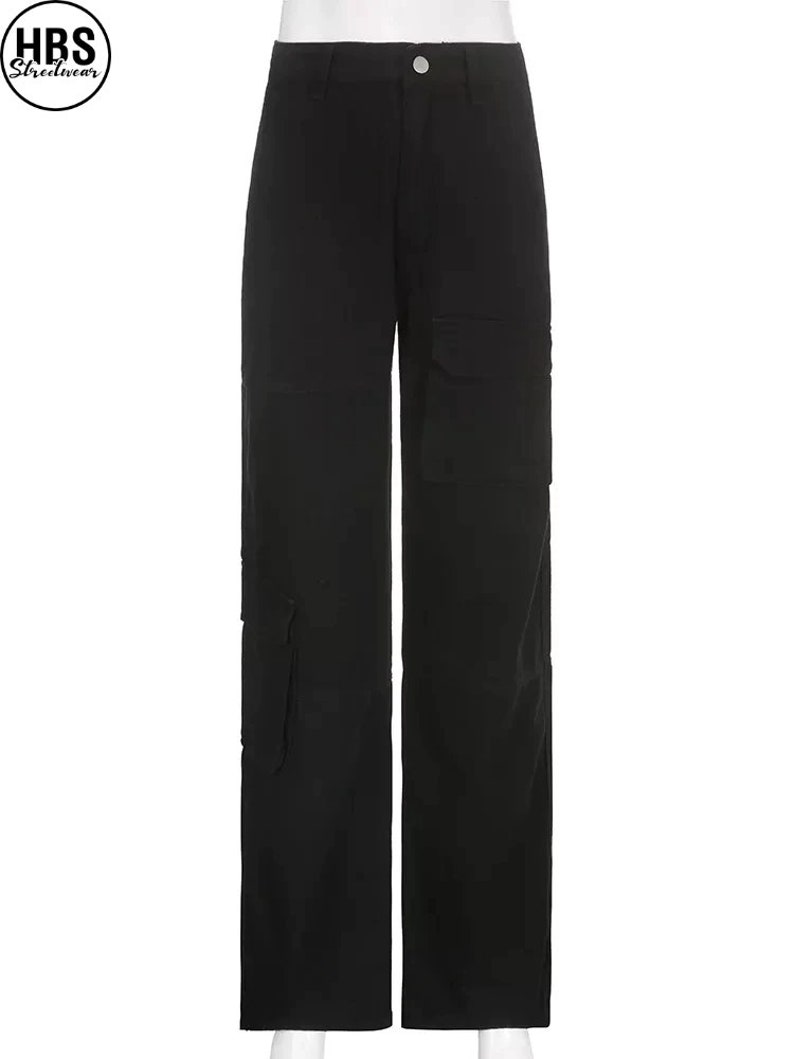 Low Rise Black Jeans Baggy Jeans Women 90s Baggy Pants Etsy