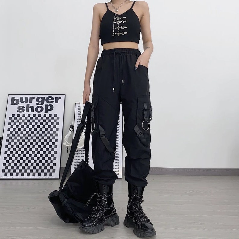 Techwear Pants Women Harem Pants Women Joggers Trousers - Etsy