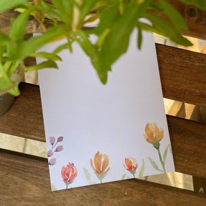Blocco note Tulipani A6 Blocco note