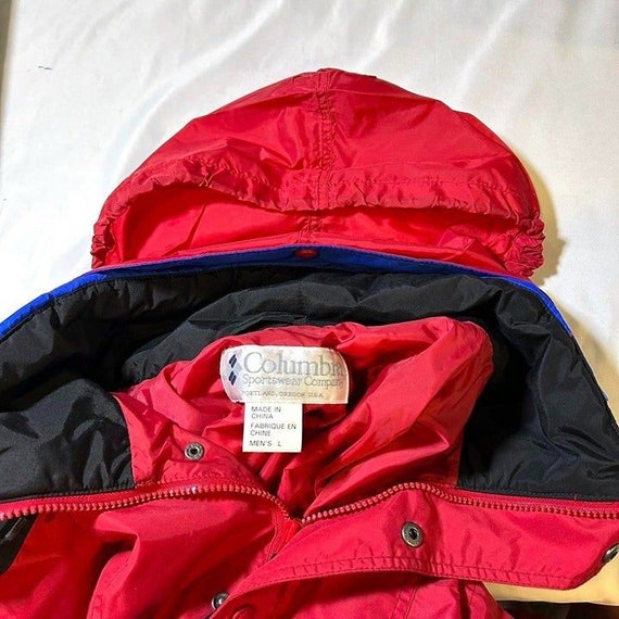 Vintage Columbia Nylon Jacket Mens Large - image 6