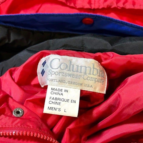 Vintage Columbia Nylon Jacket Mens Large - image 7