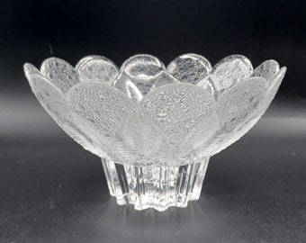 Lausitzer Germany "Medea" Crystal Footed Bowl