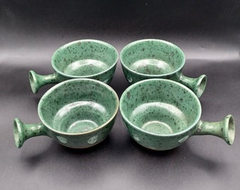 Studio Pottery French Onion Soup Bowls/Mugs