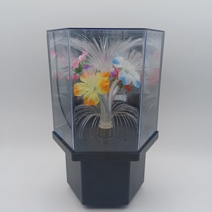 Fibre optic flower lights top